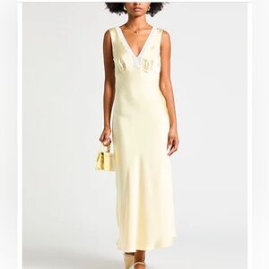 Sandro Satin-Effect Maxi Dress